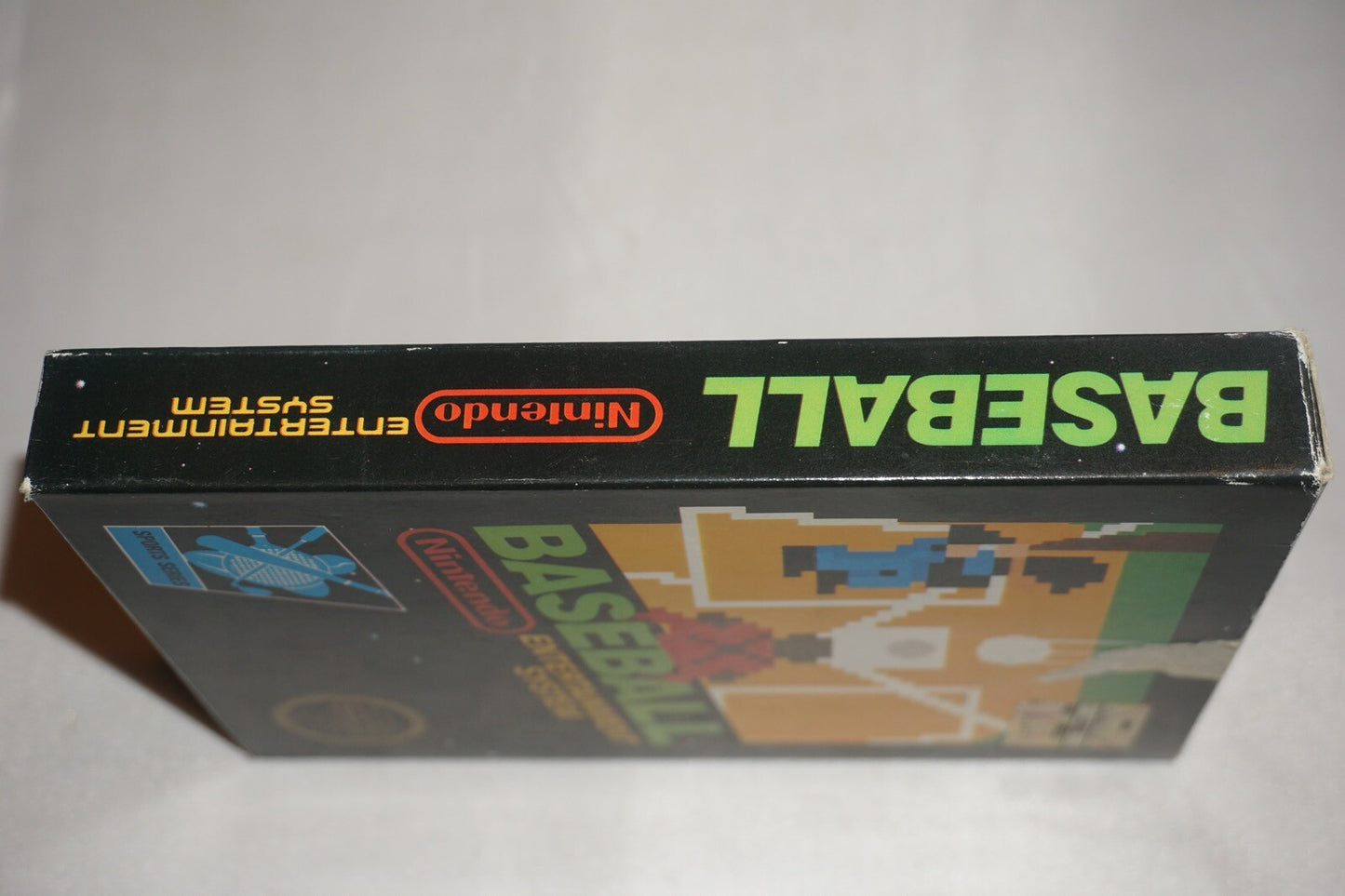 Baseball HANGTAB Sticker (Nintendo NES) Complete in Box CIB #1
