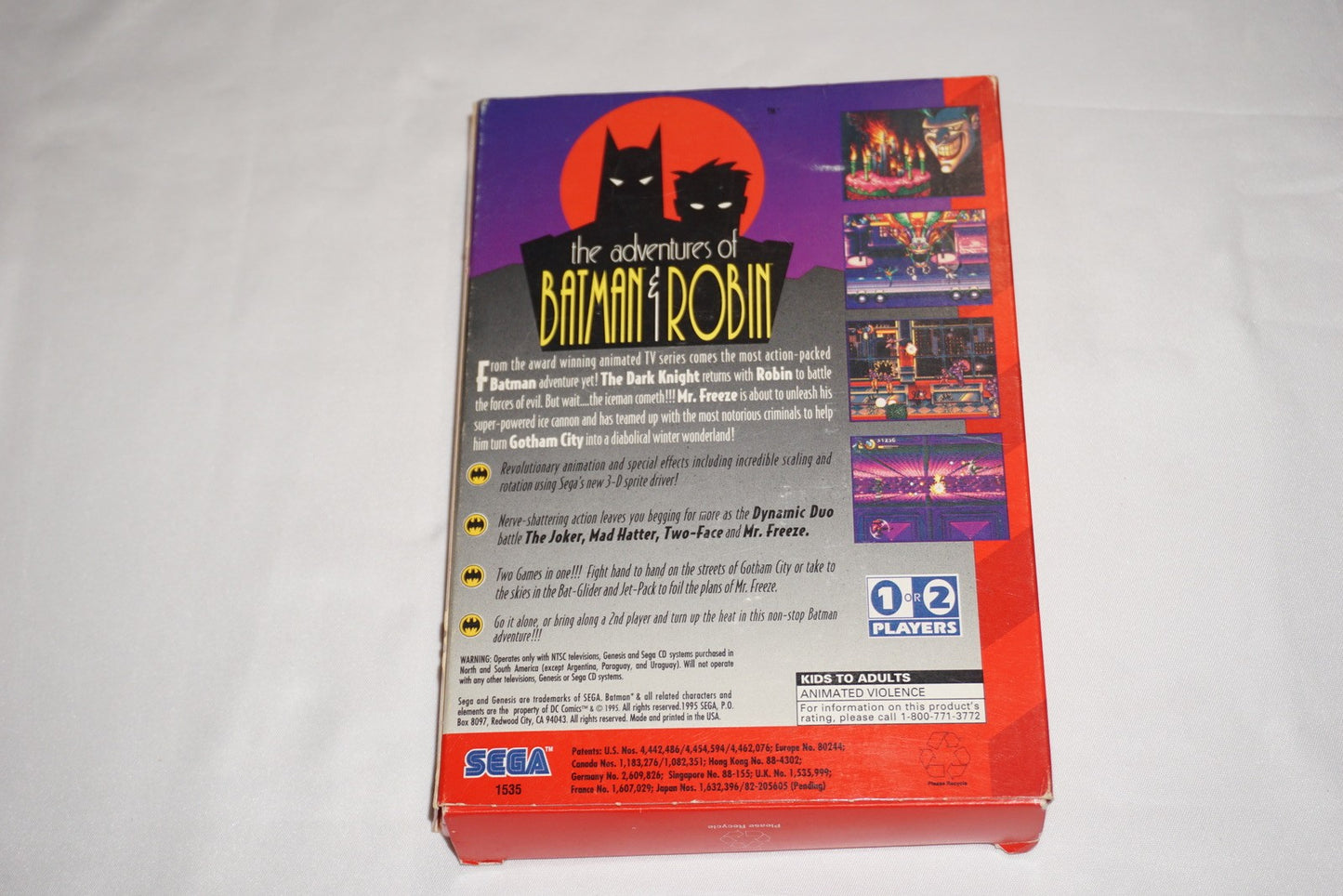 Adventures of Batman & Robin (Sega Genesis) Complete in Box CIB