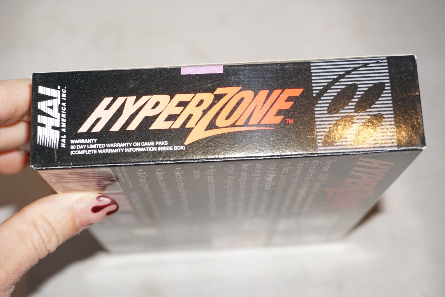 Hyperzone (Super Nintendo SNES) Complete in Box CIB