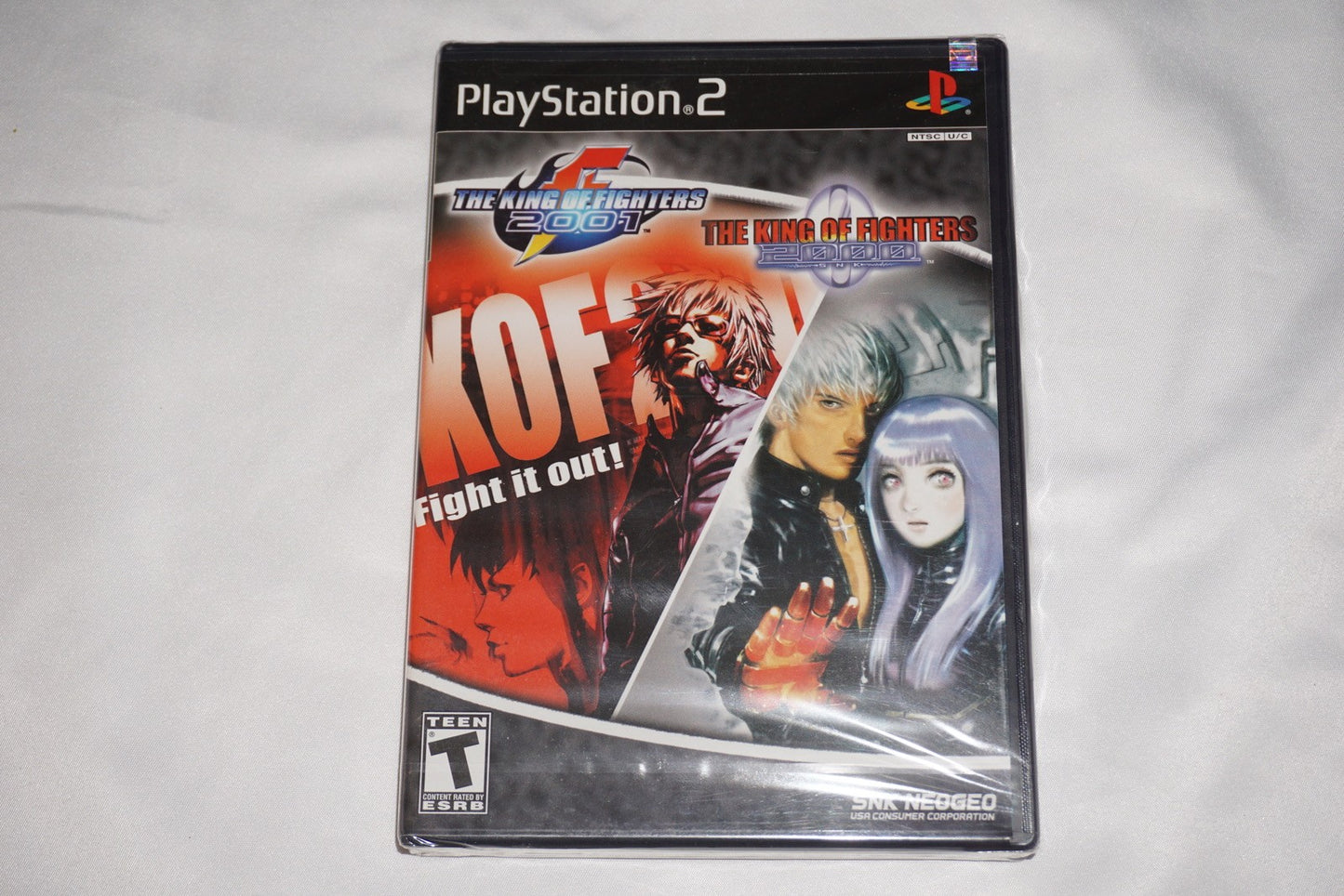 King of Fighters 2000/2001 (Sony Playstation 2 ps2) NEW Sealed OBI Strip 00/01