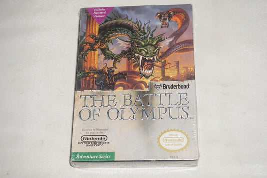 Battle Of Olympus (Nintendo NES) NEW Factory Sealed