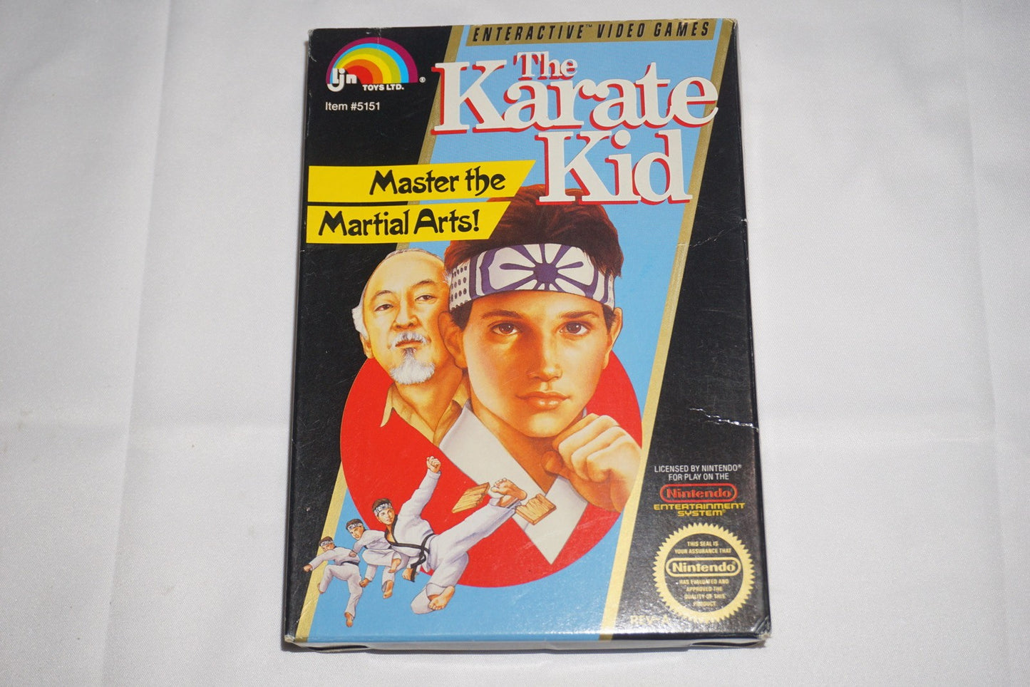 Karate Kid Round (Nintendo NES) Complete in Box CIB