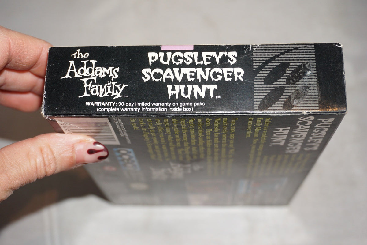 Pugsley's Scavenger Hunt Addams Family (Super Nintendo SNES) Complete in Box CIB