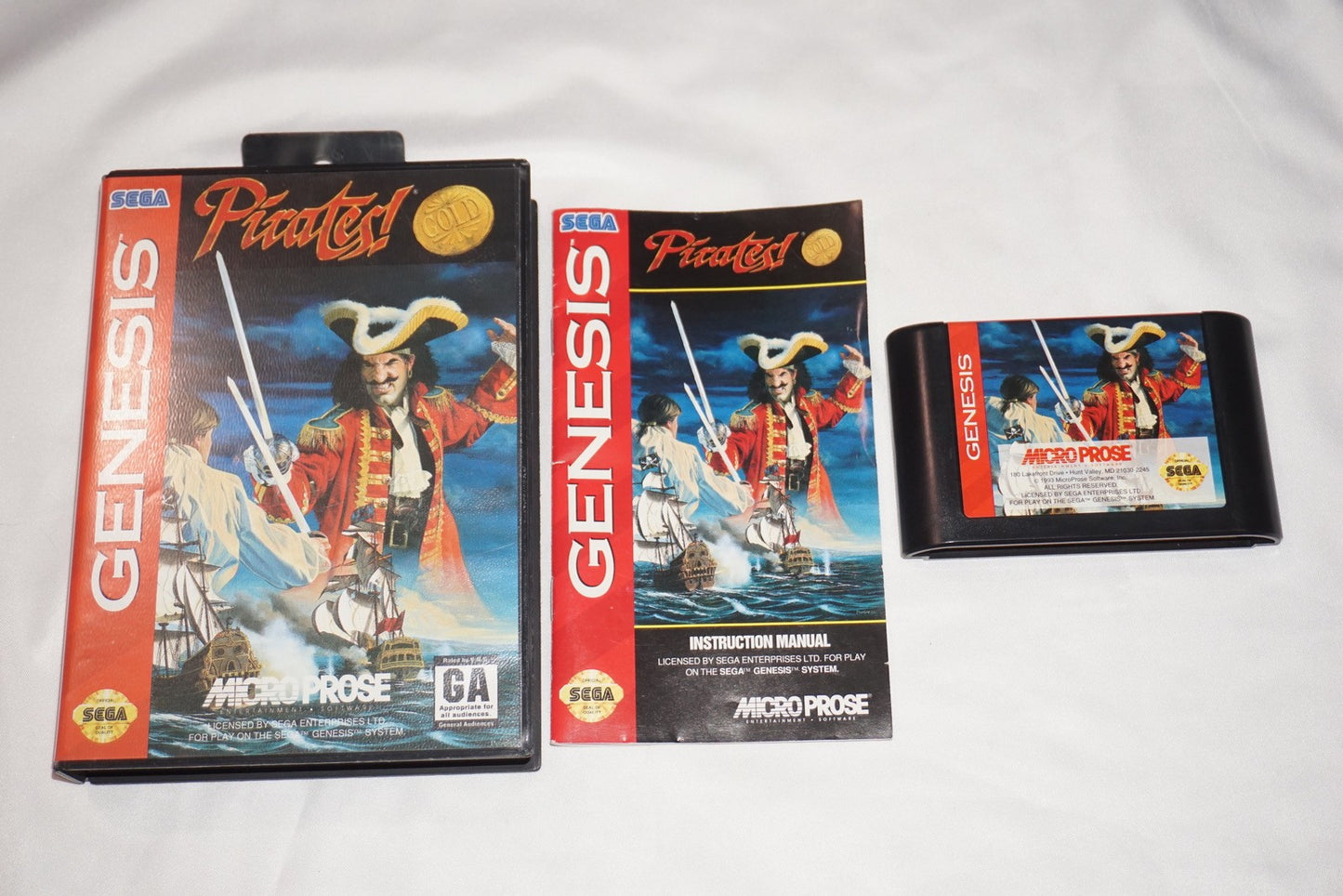 Pirates Gold (Sega Genesis) Complete