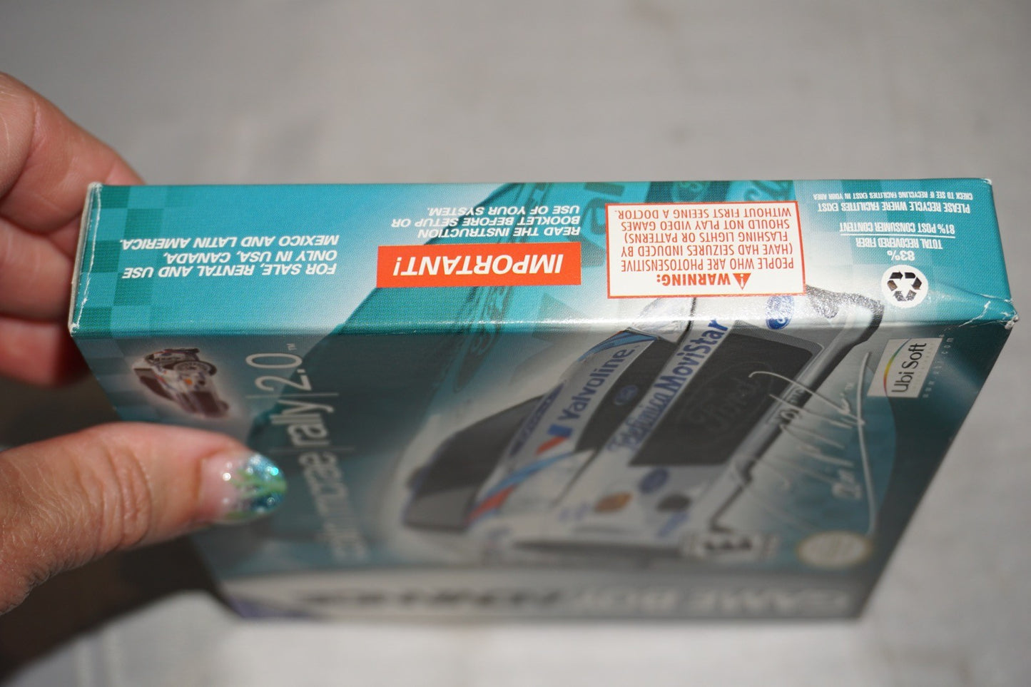 Colin Mcrae Rally 2.0 (Gameboy Advance GBA Game Boy) Complete Reg CIB Authentic