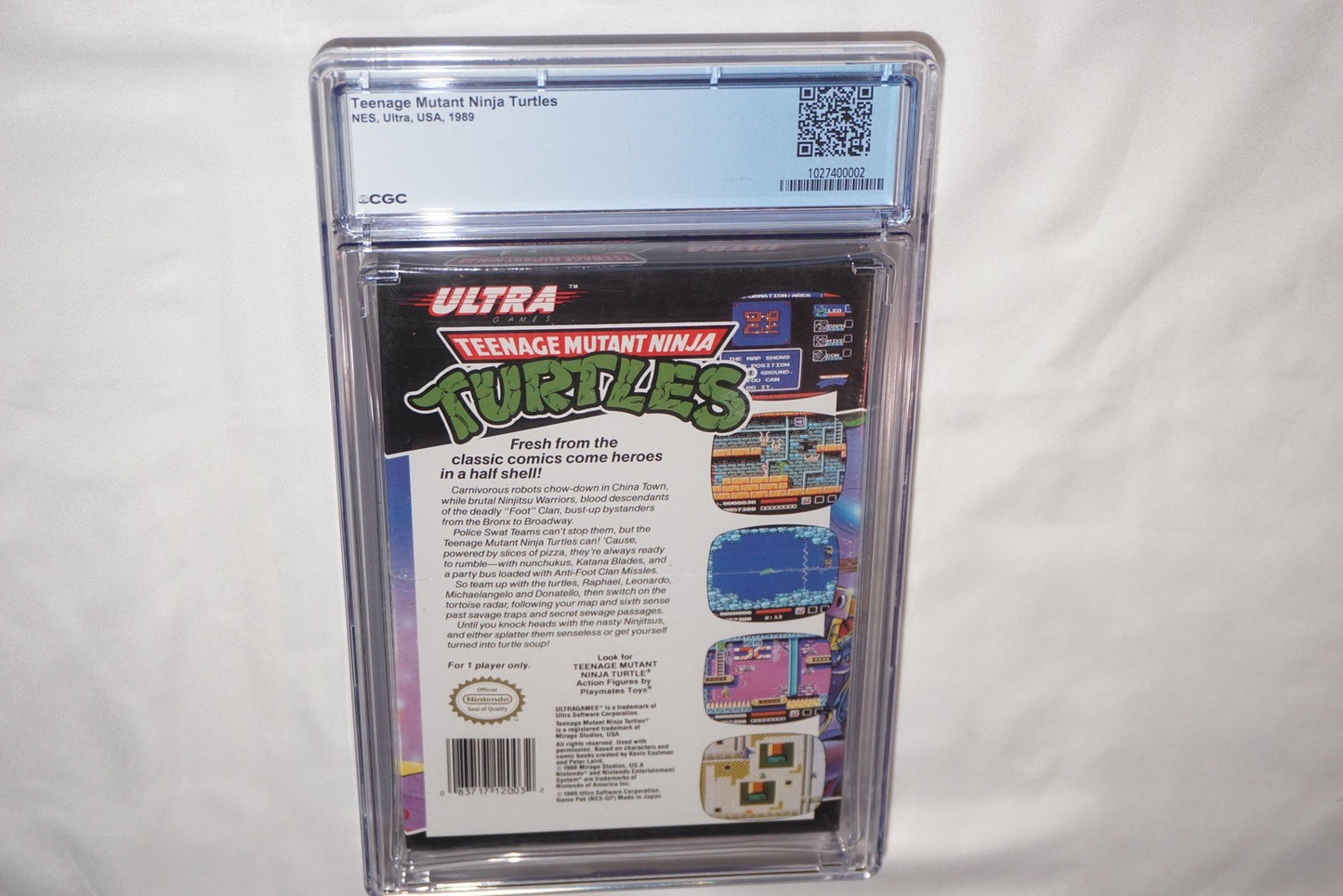 Teenage Mutant Ninja Turtles 1 (Nintendo NES) CGC 9.2 A+ NEW Sealed