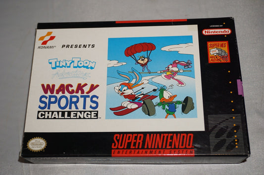 Tiny Toon Adventures: Wacky Sports Challenge (Super Nintendo SNES) with Box