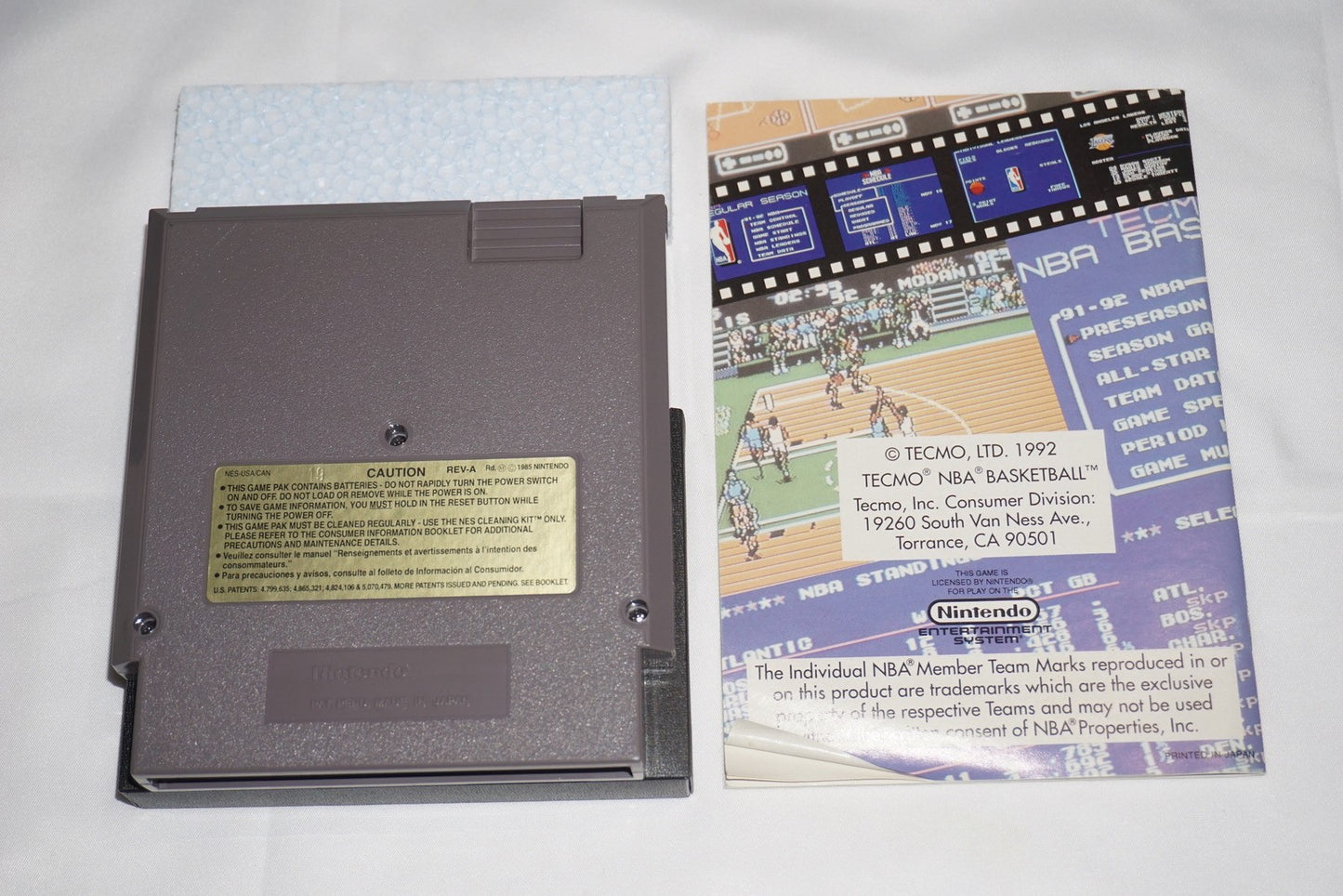 Tecmo NBA Basketball (Nintendo NES) Complete in Box CIB