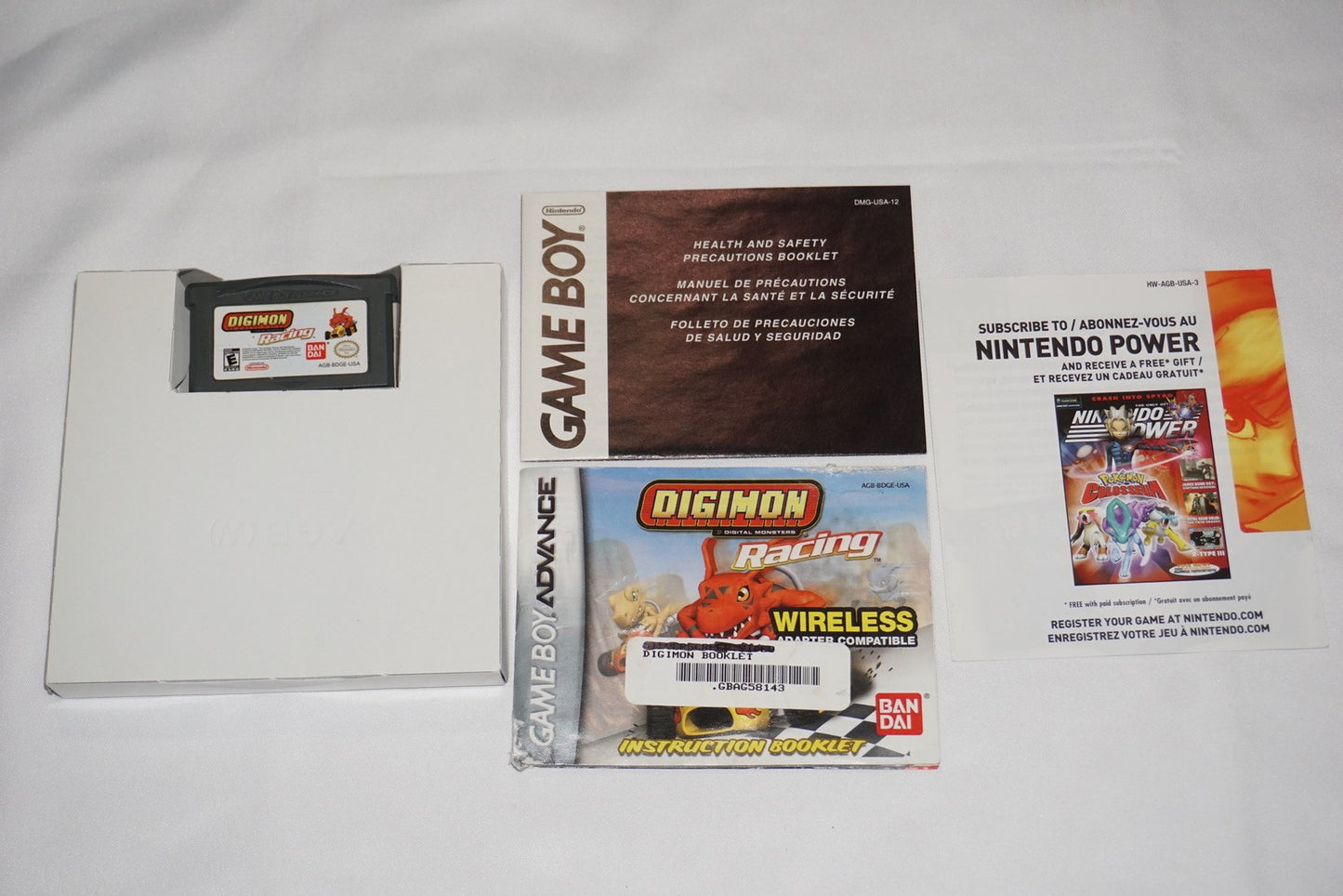 Digimon Racing (Nintendo Game Boy Advance GBA) Complete in Box CIB