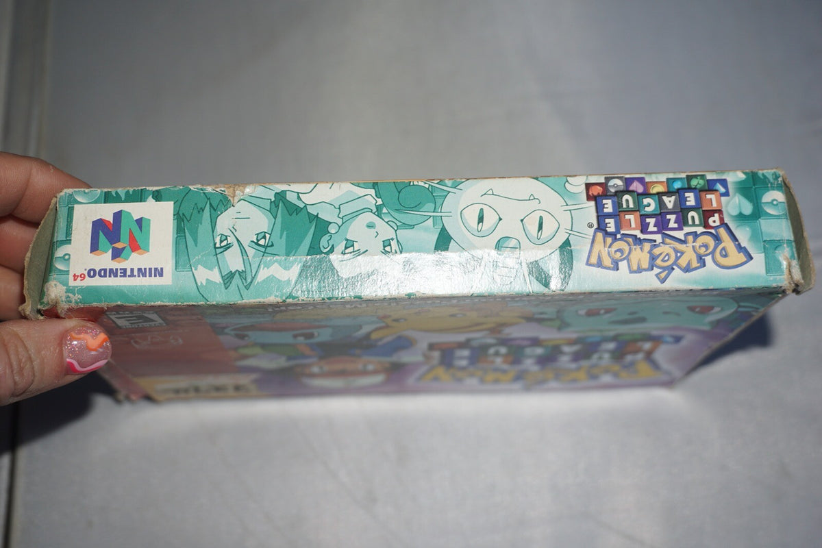 Pokemon Puzzle League (Nintendo 64 N64) Complete in Box CIB