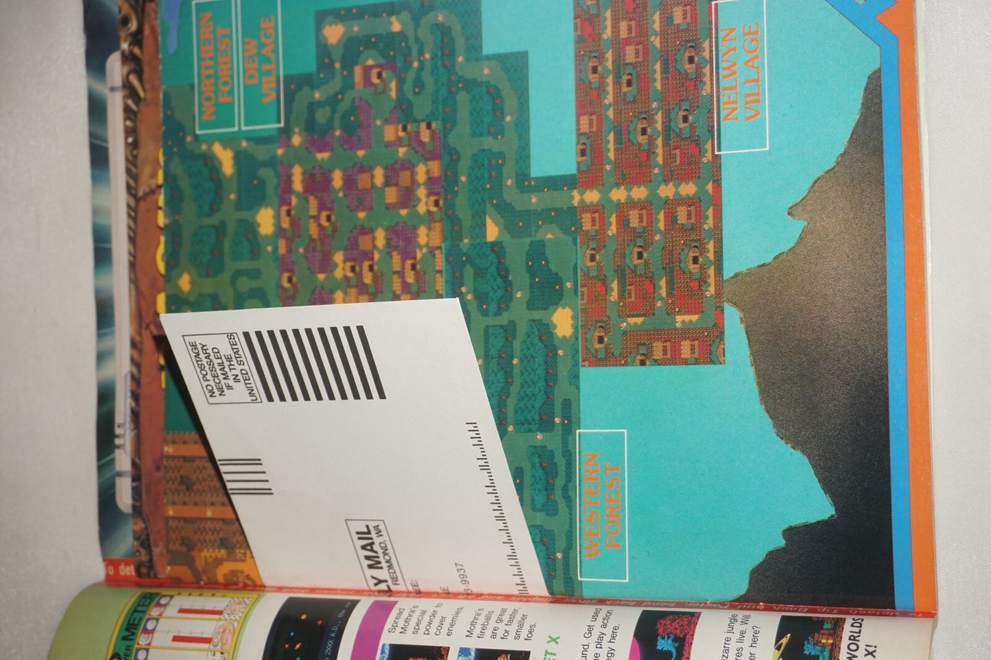 November/December 1989 Tetris Nintendo Power Magazine #3 Poster Guide
