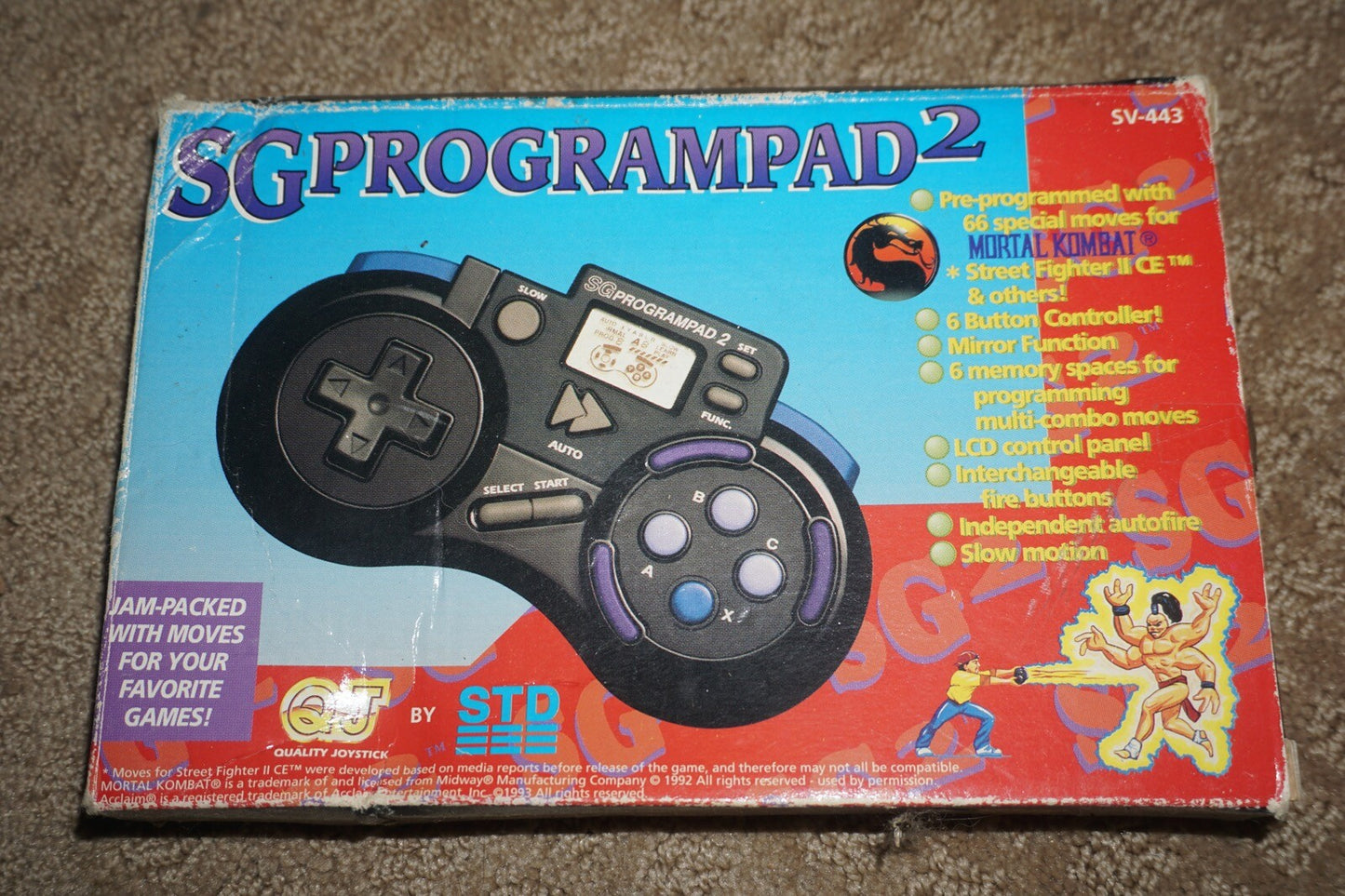 Sg Programpad 2 Controller (Sega Genesis) with Box