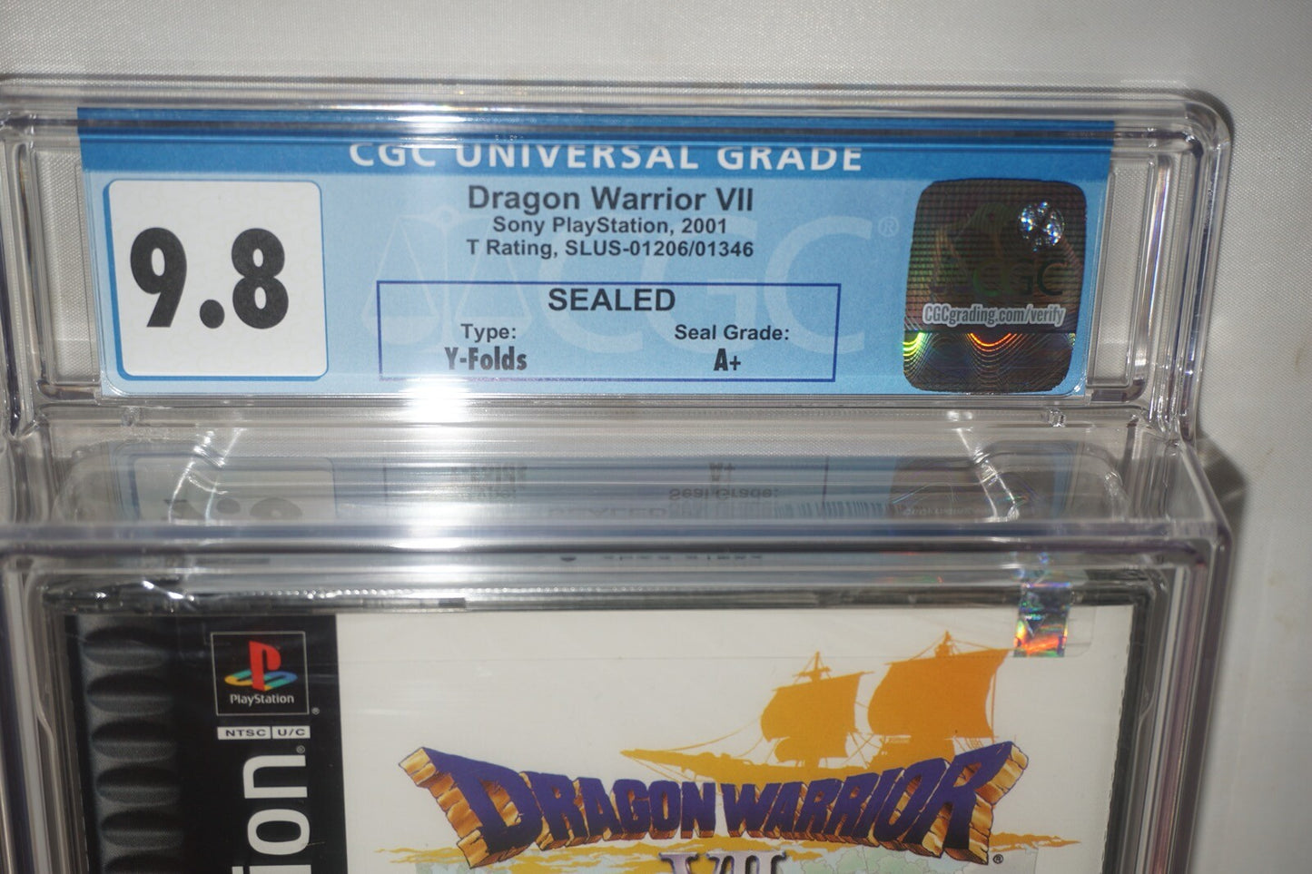 Dragon Warrior VII 7 (Sony Playstation ps1) CGC 9.8 A+ NEW Sealed