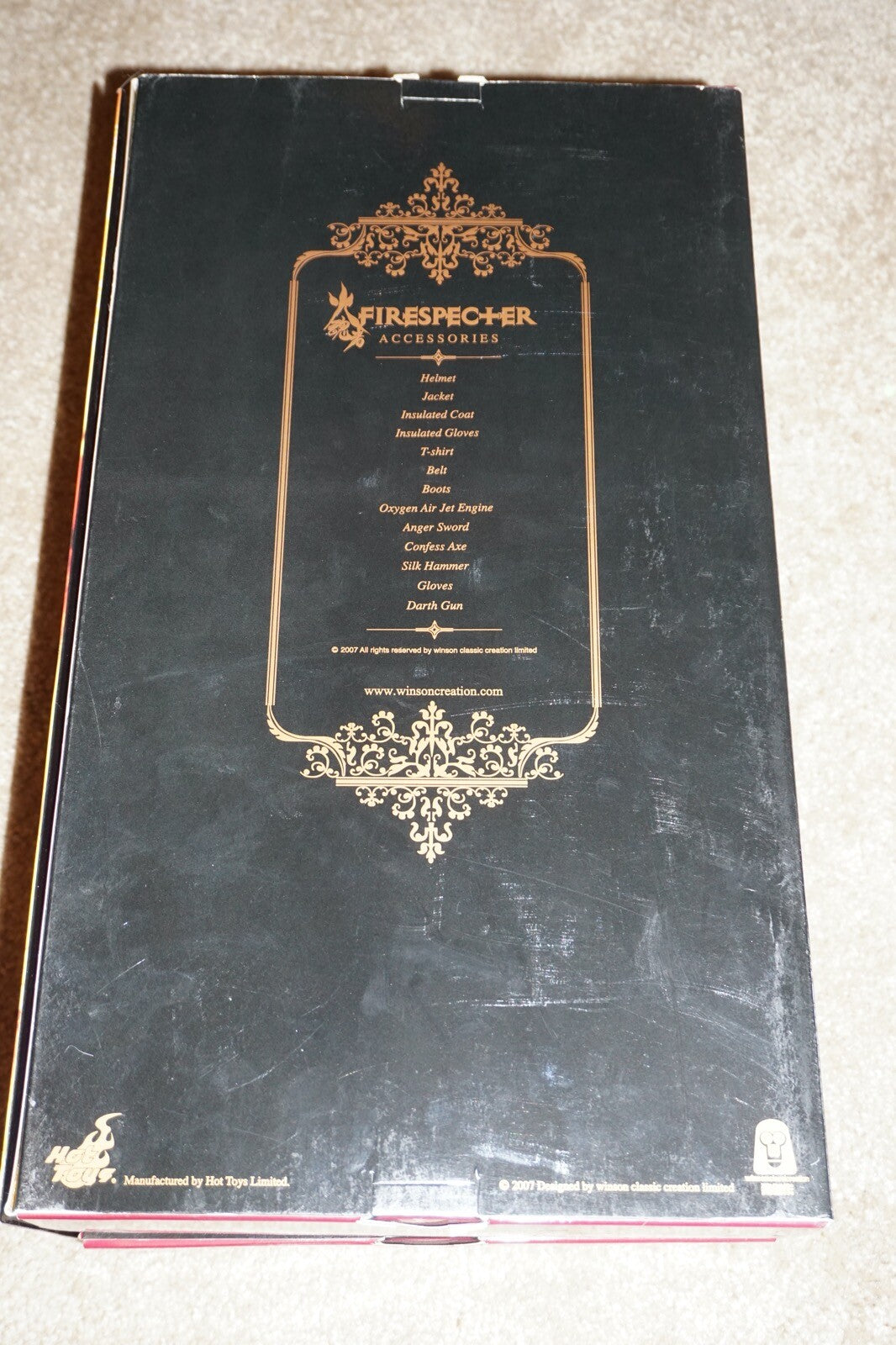 Firespecter Hot Toys Figure Complete in Box