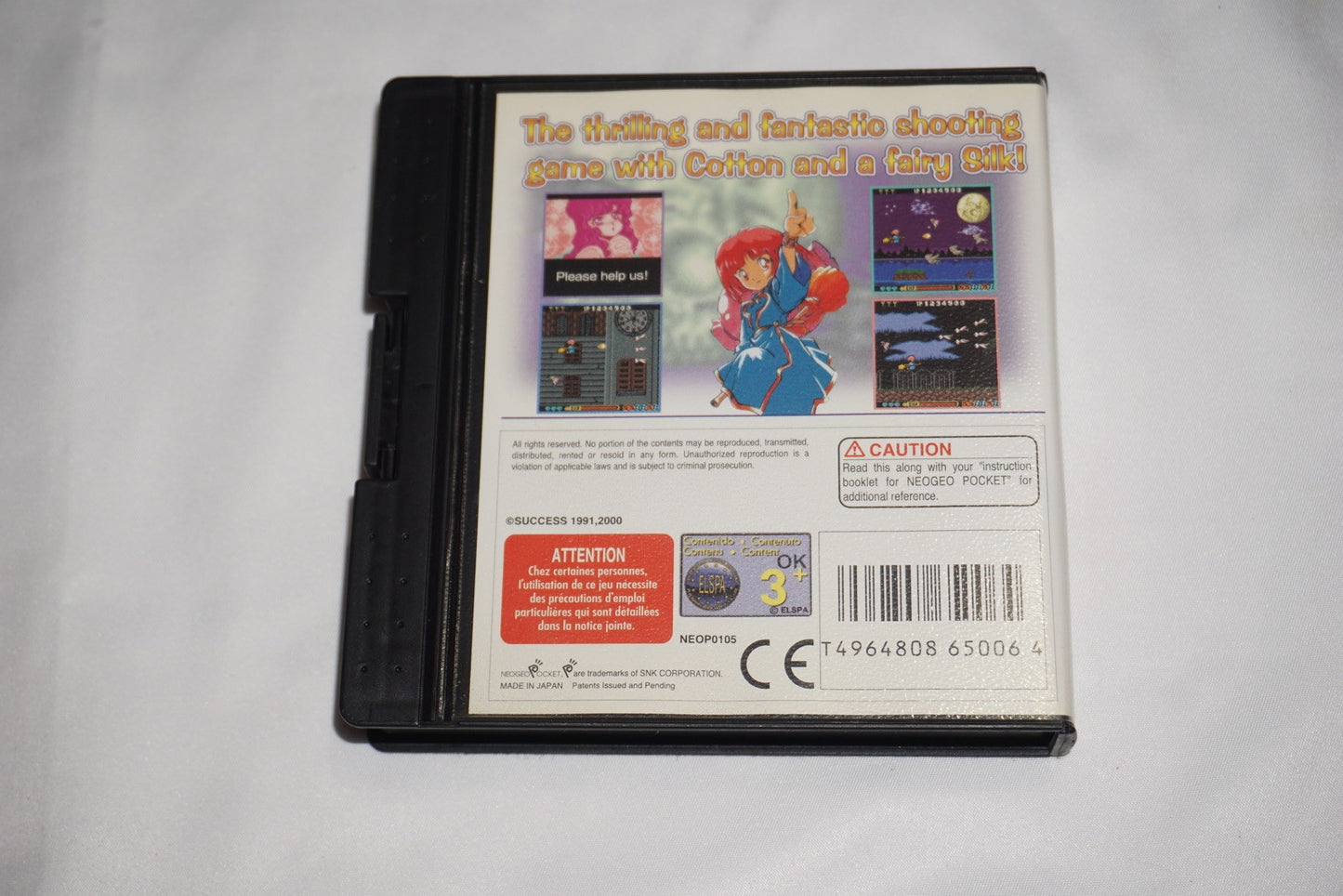 Cotton Fantastic Night Dreams (Neo Geo Pocket Color) Complete in Case UK PAL